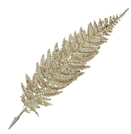 16.8" Metallic Feather Clip Ornament