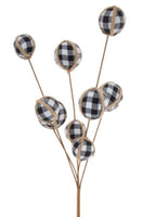 
              White & Black Buffalo Check Ball Pick
            