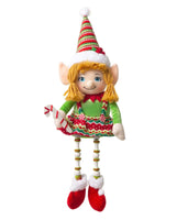 
              16" Fabric Girl Elf Shelf Sitter
            