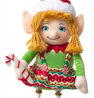 
              16" Fabric Girl Elf Shelf Sitter
            