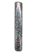 
              Red, White & Green Glittered Mesh Ribbon- 18"x4yd
            