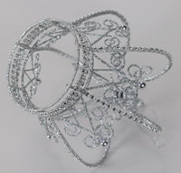 
              Silver Glitter Crown Ornament
            