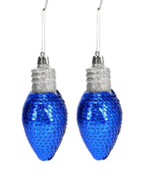 
              Sequined Bulb Ornaments- Set of 2
            