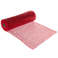 
              Red Metallic Deco Mesh Ribbon- 10 in x 30 ft
            