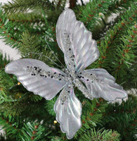 
              Blue Iridescent Butterfly Clip Ornament
            