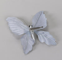 
              Blue Iridescent Butterfly Clip Ornament
            