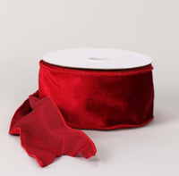 
              Red Velvet Wired Ribbon-2.5"X10yd
            