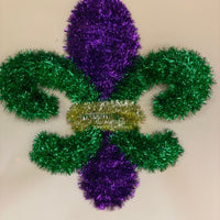 
              Fleur De Lis Tinsel Decoration
            