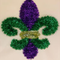 
              Fleur De Lis Tinsel Decoration
            