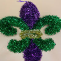 
              Fleur De Lis Tinsel Decoration
            