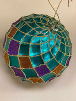 
              Teal/Purple/Orange Ball Ornament
            