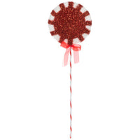 
              Peppermint Sunburst Lollipop Tree Pick
            