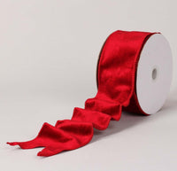 
              Red Velvet Wired Ribbon-2.5"X10yd
            