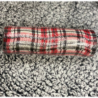 
              Red, Black & White Plaid Deco Mesh Ribbon- 10 in x 18 ft
            