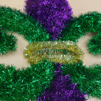 
              Fleur De Lis Tinsel Decoration
            