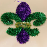 
              Fleur De Lis Tinsel Decoration
            