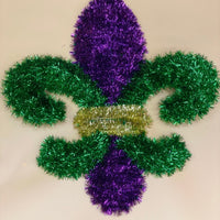 
              Fleur De Lis Tinsel Decoration
            