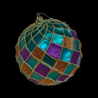 
              Teal/Purple/Orange Ball Ornament
            