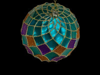 
              Teal/Purple/Orange Ball Ornament
            