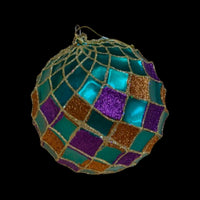 
              Teal/Purple/Orange Ball Ornament
            