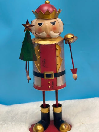 Painted Metal Nutcracker