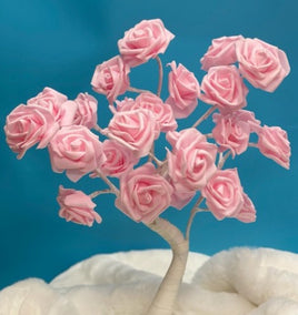 Light Up Pink Roses Tree