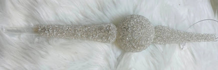 Set of 3- Crystal Finial Ornaments