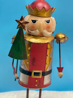 
              Painted Metal Nutcracker
            