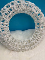 
              12" White Sequin Wreath
            