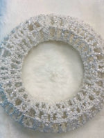 
              12" White Sequin Wreath
            