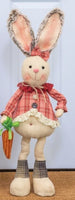 
              Khaki Plaid Bunny Stander
            