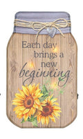 
              Sunflower Blessings Mason Jar Canvas with LED
            