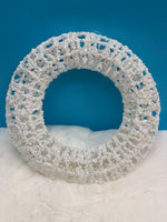 
              12" White Sequin Wreath
            