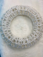 
              12" White Sequin Wreath
            