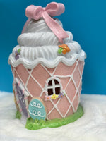 
              Light Up Cupcake House Easter Decor
            