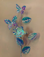 
              Iridescent Rose Butterfly Pick
            