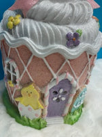 
              Light Up Cupcake House Easter Decor
            