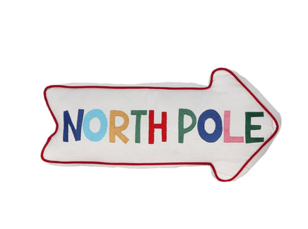 North Pole Arrow Pillow