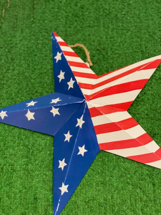 16" Patriotic Star Metal Wall Decor