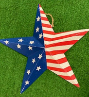 
              16" Patriotic Star Metal Wall Decor
            