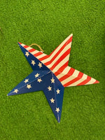 
              16" Patriotic Star Metal Wall Decor
            