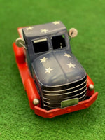 
              Metal Patriotic Farm Truck Table Decor
            