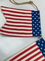 
              6' Ft Patriotic Stars & Stripes Garland Banner
            