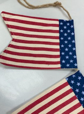 6' Ft Patriotic Stars & Stripes Garland Banner