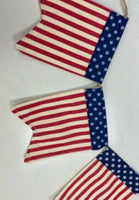 
              6' Ft Patriotic Stars & Stripes Garland Banner
            