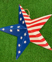 
              16" Patriotic Star Metal Wall Decor
            