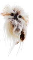 
              Set of 2-Plush Brown Owl Ornaments
            