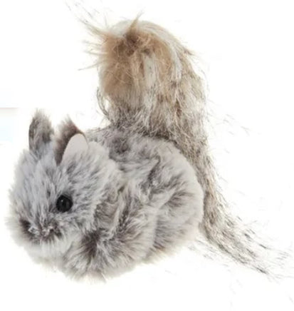 Set of 2-Gray Hanging Squirrel Ornaments