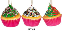 
              Foam Cupcake Ornaments- Set of 3
            