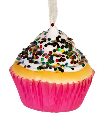 Foam Cupcake Ornaments- Set of 3